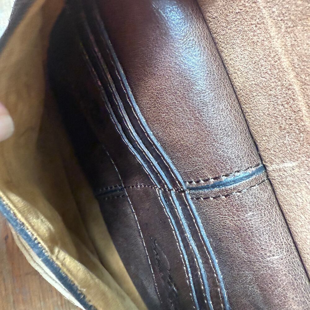 Patricia Nash VINTAGE Camila Leather Crossbody Shoulder-Bag Boho Rustic - Picture 7 of 12